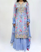 Periwinkle Dreams Muslin One Piece