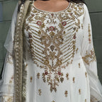 Ruby Dabka Gharara Suit